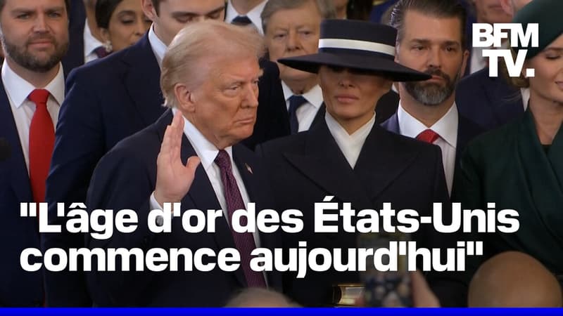 Investiture de Donald Trump: le discours du 47e président des États-Unis en intégralité