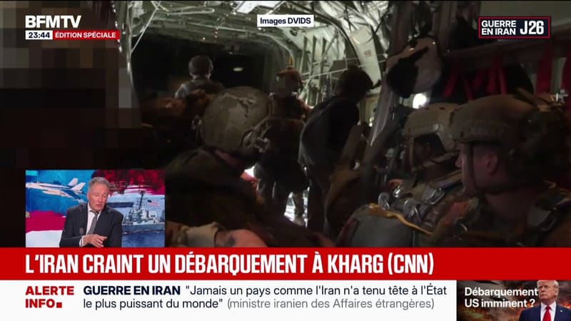 Déploiement de troupes américaines au sol: “Kharg est une option, mais on en parle tellement que cela pourrait être une diversion”, explique Serge Cholley, général de l’Armée de l’Air à la retraite