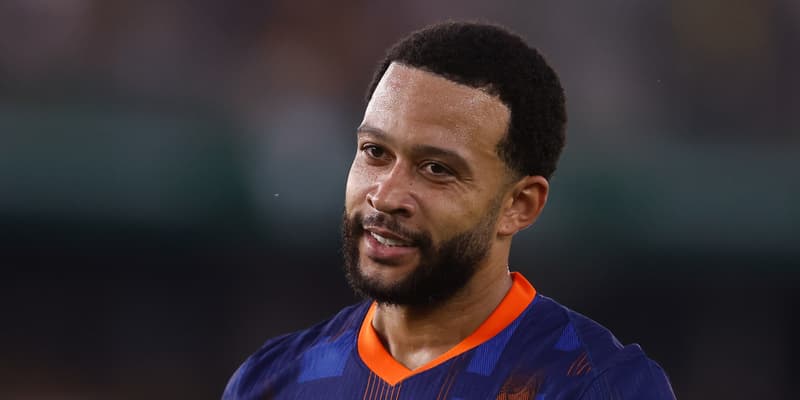 Memphis Depay lors du match Lituanie-Pays-Bas (2-3, qualifs Coupe du monde 2026), le 7 septembre 2025