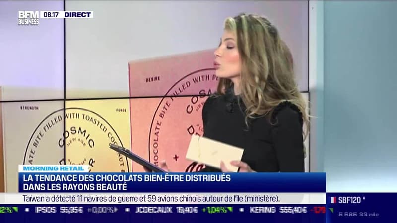 Morning Retail : La tendance des chocolats bien-être distribués dans les rayons beauté, par Noémie Wira - 10/04