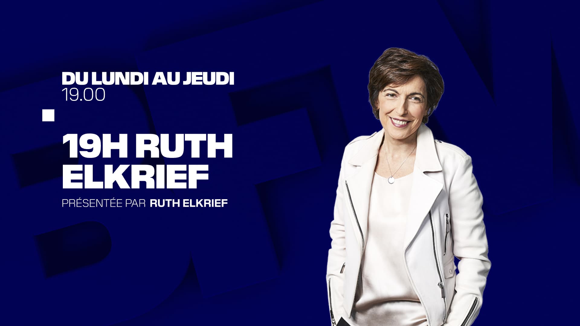 Le nouvel habillage de BFMTV, à partir du 26 août 2019