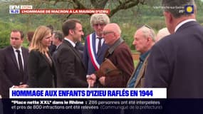 80 ans de la rafle des enfants d'Izieu: Emmanuel Macron est arrivé sur place