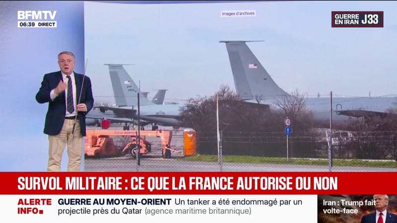 Guerre au Moyen-Orient: la France autorise-t-elle les avions militaires américains à survoler son territoire?