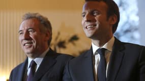 François Bayrou et Emmanuel Macron.