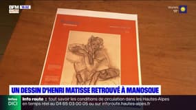 Un dessin d'Henri Matisse estimé à plus de 350.000 euros a été découvert par hasard à Manosque