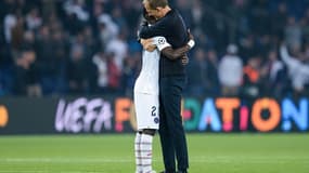 Idrissa Gueye et Thomas Tuchel