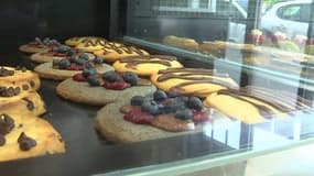 Le cookie à la myrtille de la pâtisserie Run, à Nantes, a fait le bonheur d'un patient en hôpital psychiatrique, le 14 août 2024.