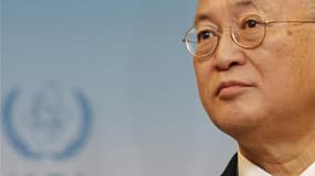 Le directeur général de l'Agence internationale de l'énergie atomique, Yukiya Amano. L'Iran a avisé formellement l'Agence internationale de l'énergie atomique (AIEA) de l'accord d'échange de combustible nucléaire conclu la semaine dernière à Téhéran avec