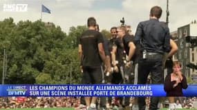 Football / Les champions du monde allemands font fête avec leurs supporters - 15/07
