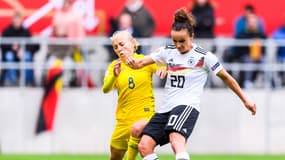 Tetyana Kytayeva avec l'Ukraine en 2021.