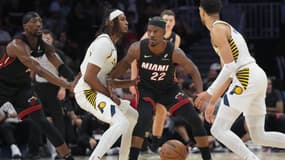 Jimmy Butler lors de la défaite de Miami contre Indiana (128-115), le 2 janvier 2025