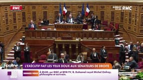L'exécutif fait les yeux doux aux sénateurs de droite 