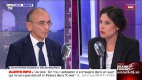 "Ce que je ne veux pas, c'est qu'il y ait un tsunami fondé sur l'émotion": Éric Zemmour souhaite limiter les visas aux Ukrainiens qui "ont des attaches avec la France"