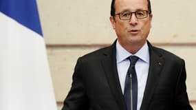 Le président François Hollande à l'Elysée, jeudi.