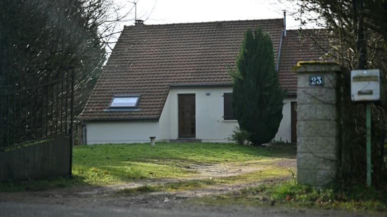 Une vue de la maison de Lydie Logé, disparue à Saint-Christophe-le-Jajolet, le 21 janvier 2025 dans l'Orne