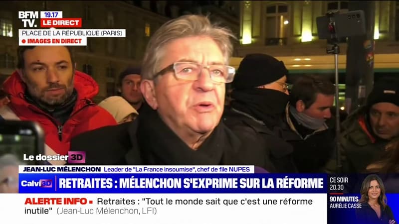 Réforme des retraites: Jean-Luc Mélenchon 