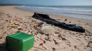 Une plage marocaine - Image d'illustration