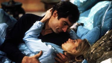 Timothy Dalton et Maryam d'Abo dans "Tuer n'est pas jouer" (1987)