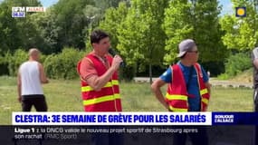 Les salariés de l'entreprise Clestra entament leur troisième semaine de grève