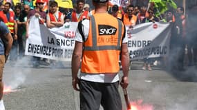 La grève à la SNCF pourrait reprendre mi-septembre (image d'illustration) 