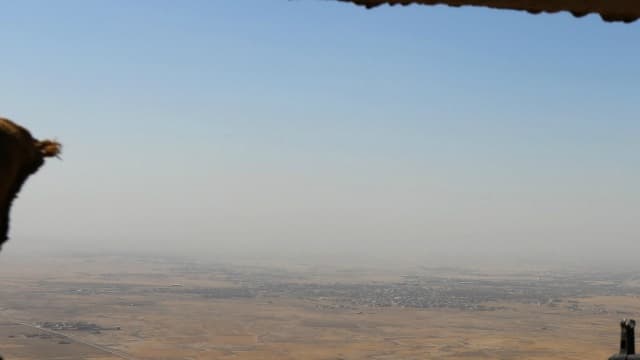 Un soldat kurde posté dans la région de Mossoul. 