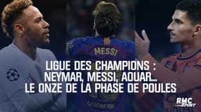 Ligue des champions : Neymar, Messi, Aouar... Le onze type de la phase de poules