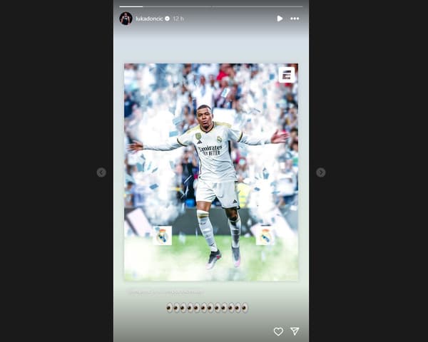 La publication de Luka Doncic sur Mbappé au Real Madrid