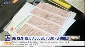 Paris: un nouveau centre d'accueil pour réfugiés