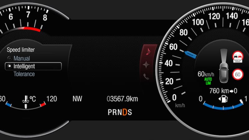 Plus besoin de connaitre la vitesse maximum, le limiteur de Ford sait jusqu'où il peut aller.
