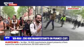 Manifestation du 1er-Mai: "Une bonne mobilisation pour la période", estime Céline Verzeletti (secrétaire confédérale de la CGT)