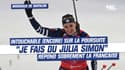 Mondiaux de biathlon : « Je fais du Julia Simon », la Française fait coup double sur la poursuite grâce à des tirs supersoniques 