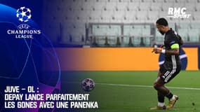 Juve – OL : Depay lance parfaitement les Gones avec une panenka