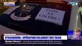 Strasbourg: opération escargot des taxis ce vendredi