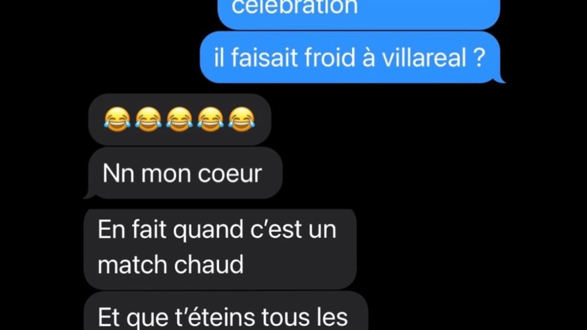 La conversation entre Jonathan Clauss et sa compagne