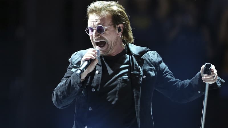 Bono en concert à Paris le 8 septembre 2018
