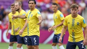Les joueurs d'Auckland City le 20 juin 2025