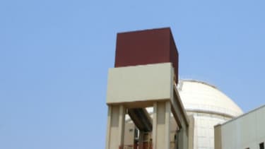 Un réacteur nucléaire dans le sud de l'Iran en août 2010.