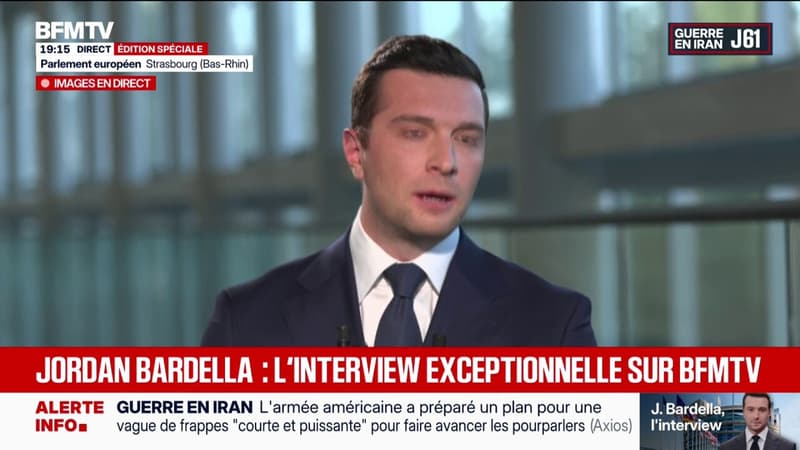 "À la tête du pays, nous engagerons la privatisation de l'audiovisuel public", déclare Jordan Bardella