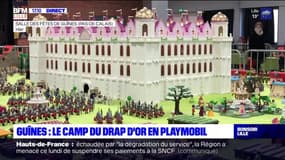 Guînes: le Camp du Drap d'Or reconstitué en Playmobil