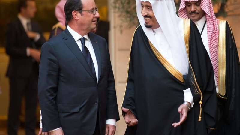 François Hollande et Salmane Ben Abdel Aziz sont en passe de signer l'accord.
