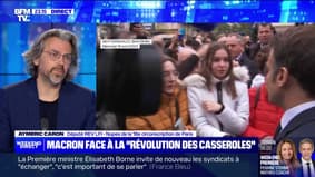 Pour Aymeric Caron (REV-LFI), Emmanuel Macron parle avec "une forme de mépris pour ce que souhaitent les Français"