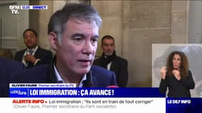 "On est dans un moment terrifiant": Olivier Faure au sujet du projet de loi immigration 