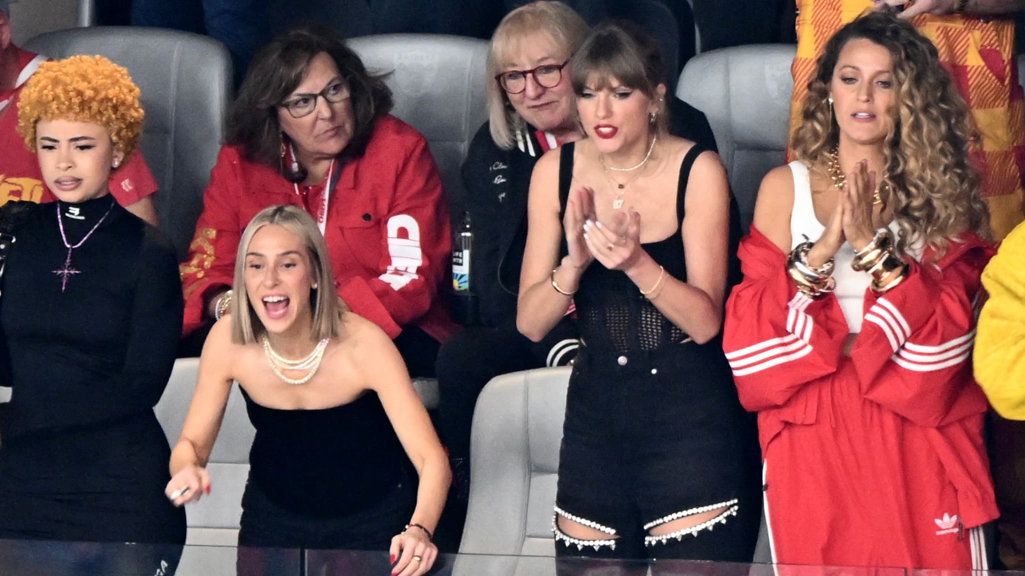 Taylor Swift lors du Super Bowl 2024, le 12/02/2024 Taylor Swift lors du Super Bowl 2024, le 12/02/2024