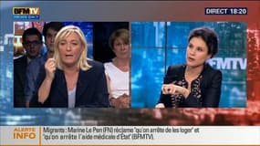 Marine Le Pen dans BFM Politique: "Il faut changer notre politique internationale sur l'immigration"