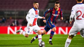 Marco Verratti lors de Barça-PSG, le 16 février 2021
