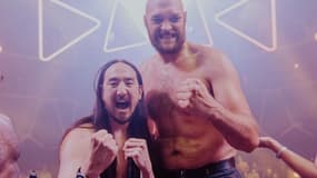 Steve Aoki et Tyson Fury