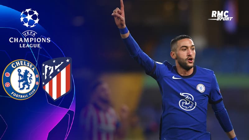 Chelsea - Atlético : sur un contre éclair en trois passes, Ziyech donne l'avantage aux Blues