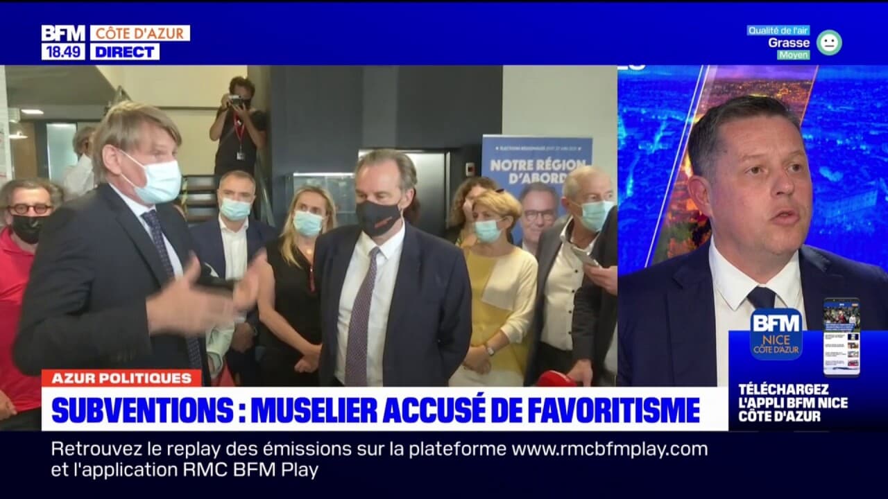 Subventions de la Région Sud Frédéric Masquelier accuse Renaud Muselier de faire preuve de