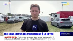 Var: 80 caravanes se sont installées sur un stade de La Seyne-sur-Mer
