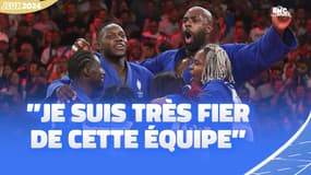 JO 2024 / Judo :"je suis vraiment très fier d'avoir combattu avec cette équipe" Riner après le sacre français